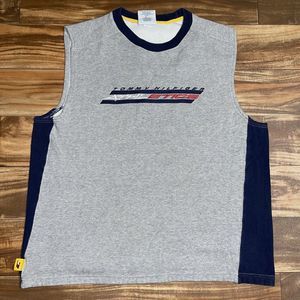 Vintage Tommy Hilfiger Athletics Fleece Sweatshirt Vest Size Medium / Large